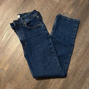 Abercrombie & Fitch The Ankle Straight High Rise Jeans